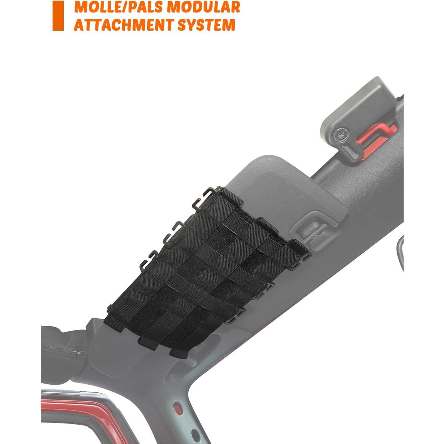 Organizador de Visera Táctica Savadicar para Jeep Wrangler 2007-2023