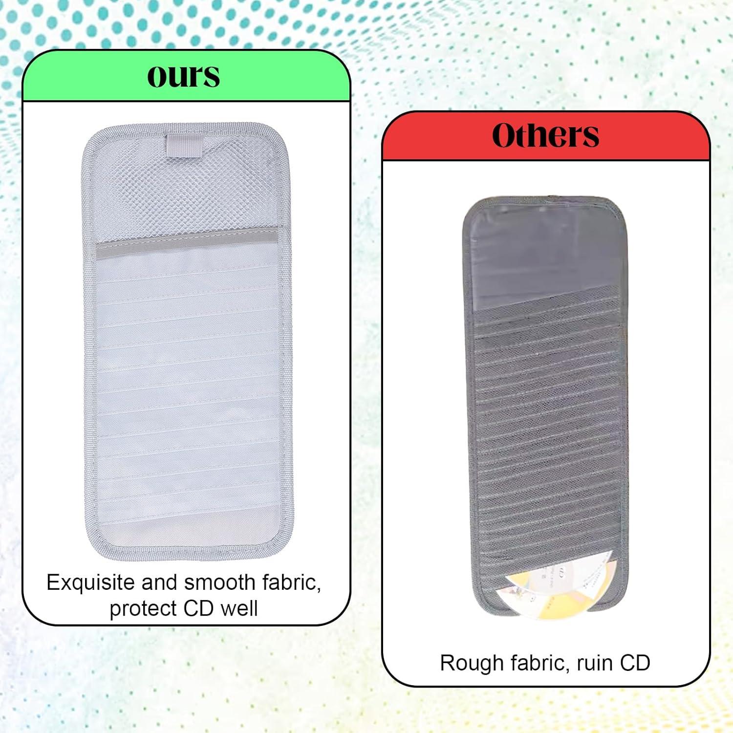 Soporte para CD de coche BOHUIZ - Organizador de visera gris