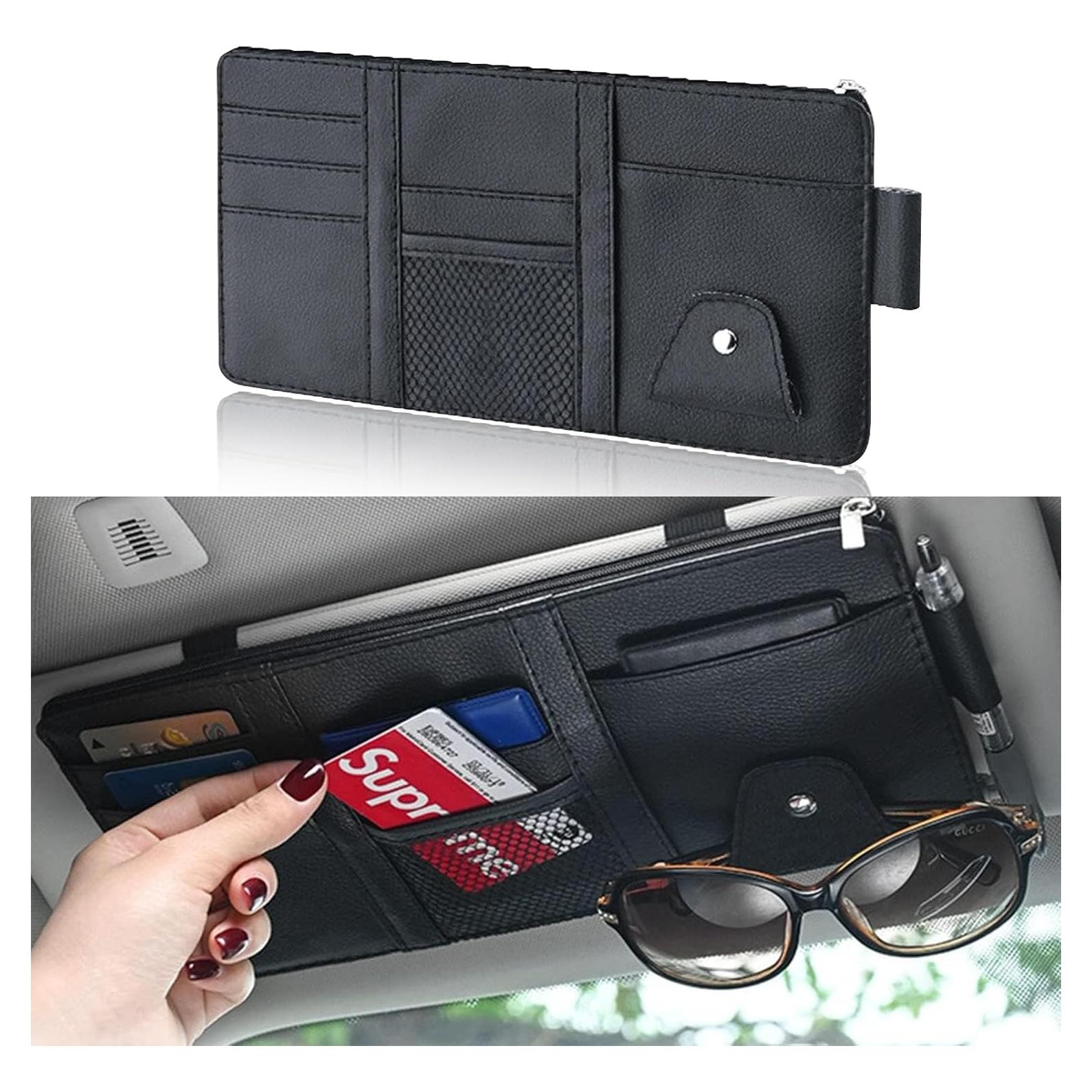 Organizador de Visera de Coche Flygun FUNZJJ01BL Negro