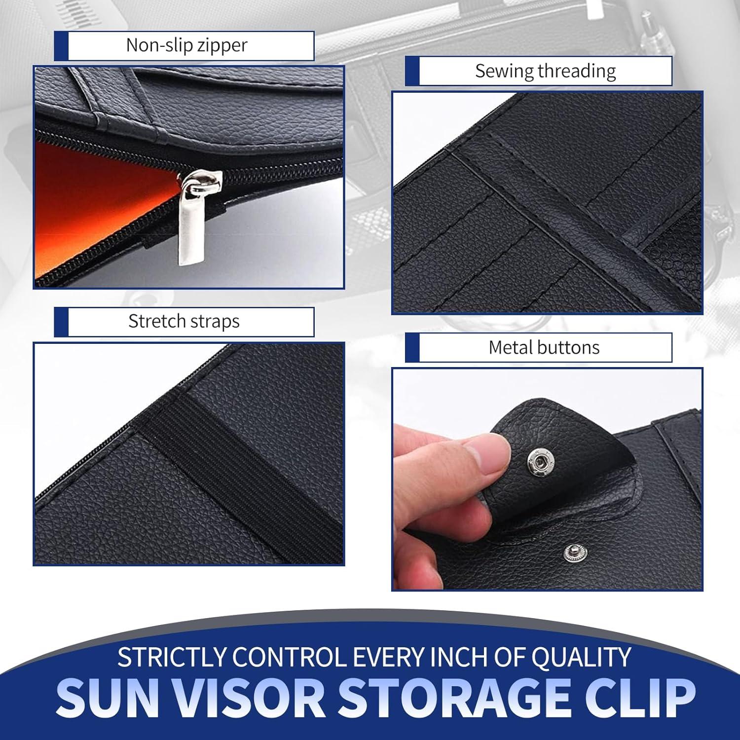 Organizador de Visera de Coche Flygun FUNZJJ01BL Negro