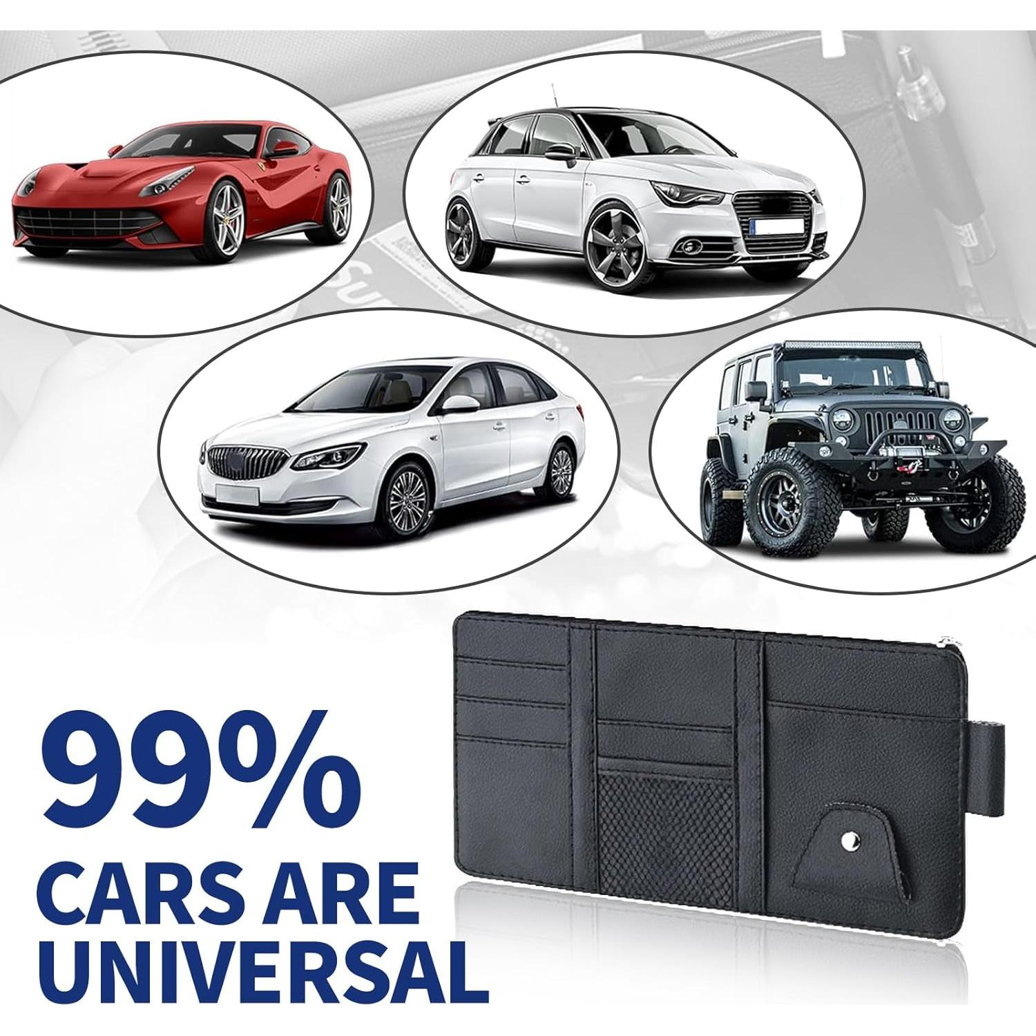 Organizador de Visera de Coche Flygun FUNZJJ01BL Negro