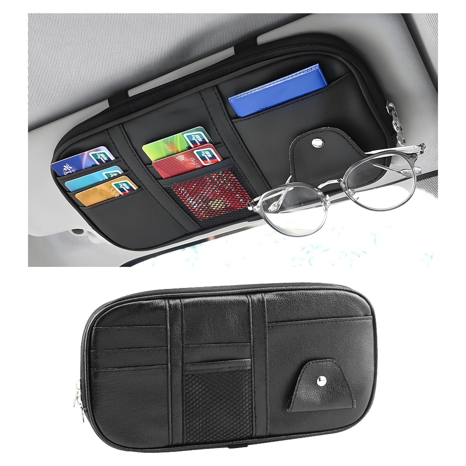 Organizador de Visera de Coche ZNDAW con Múltiples Bolsillos