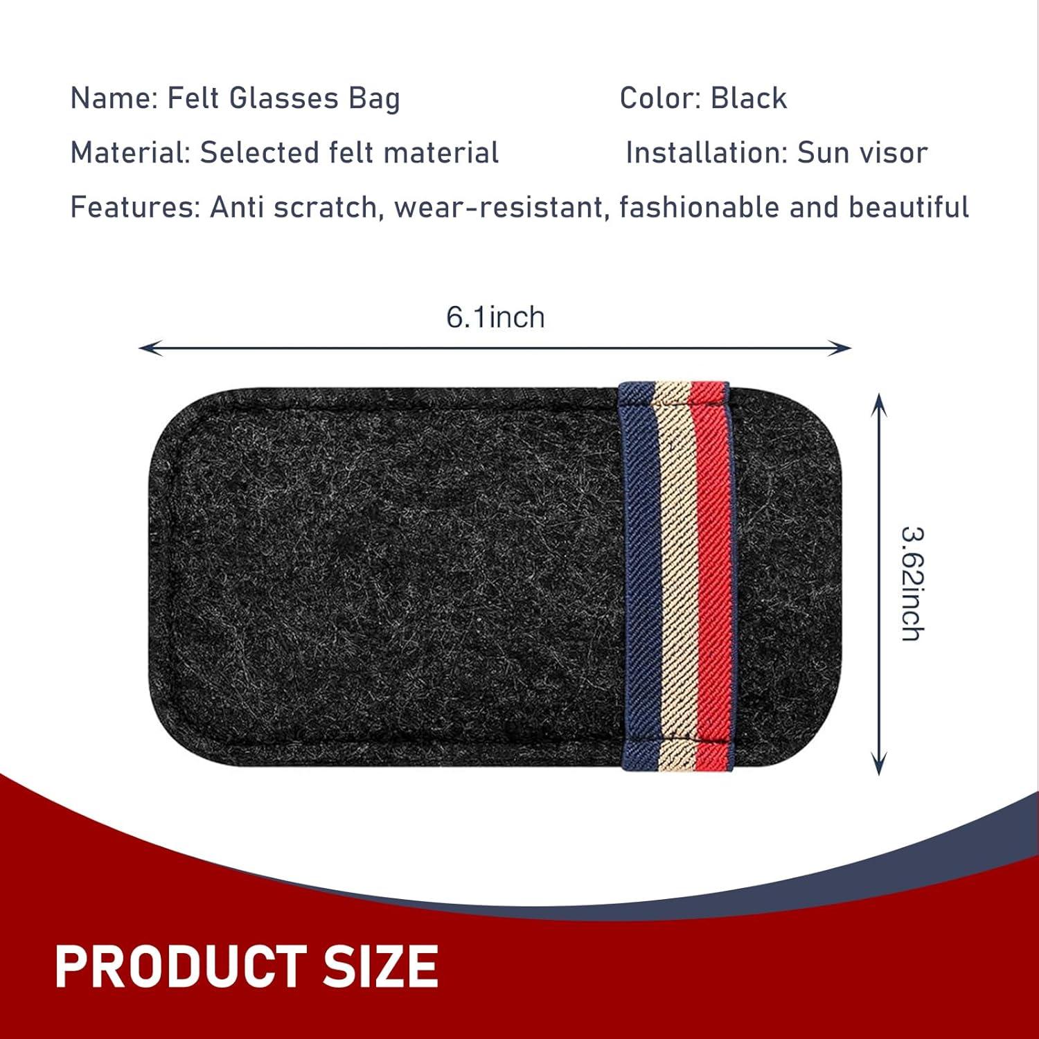 Bolsa de Almacenamiento para Gafas de Sol Icykale Negro