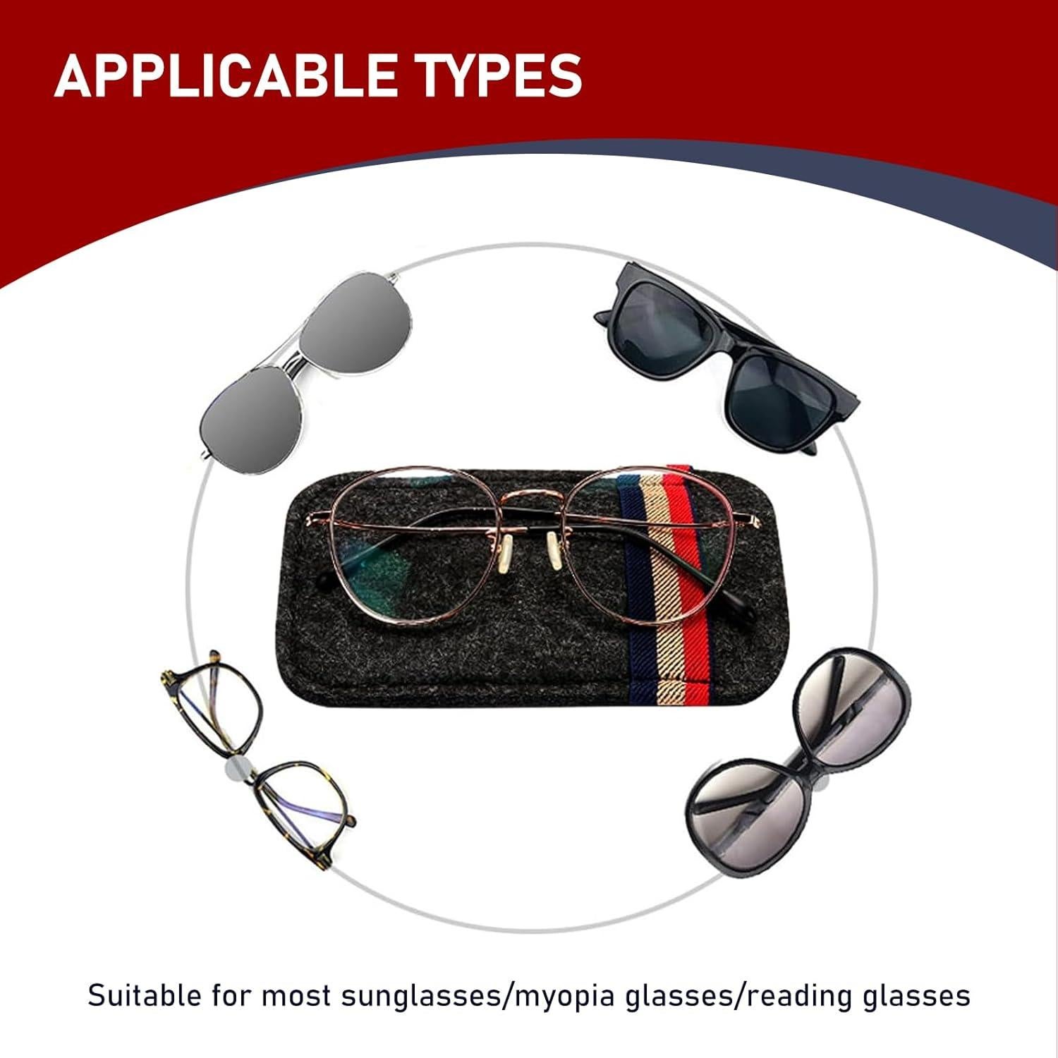 Bolsa de Almacenamiento para Gafas de Sol Icykale Negro