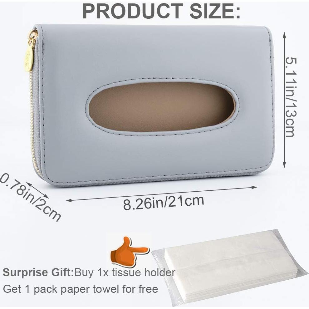 Soporte de Tejidos Cartisen para Coche - Cuero PU Gris