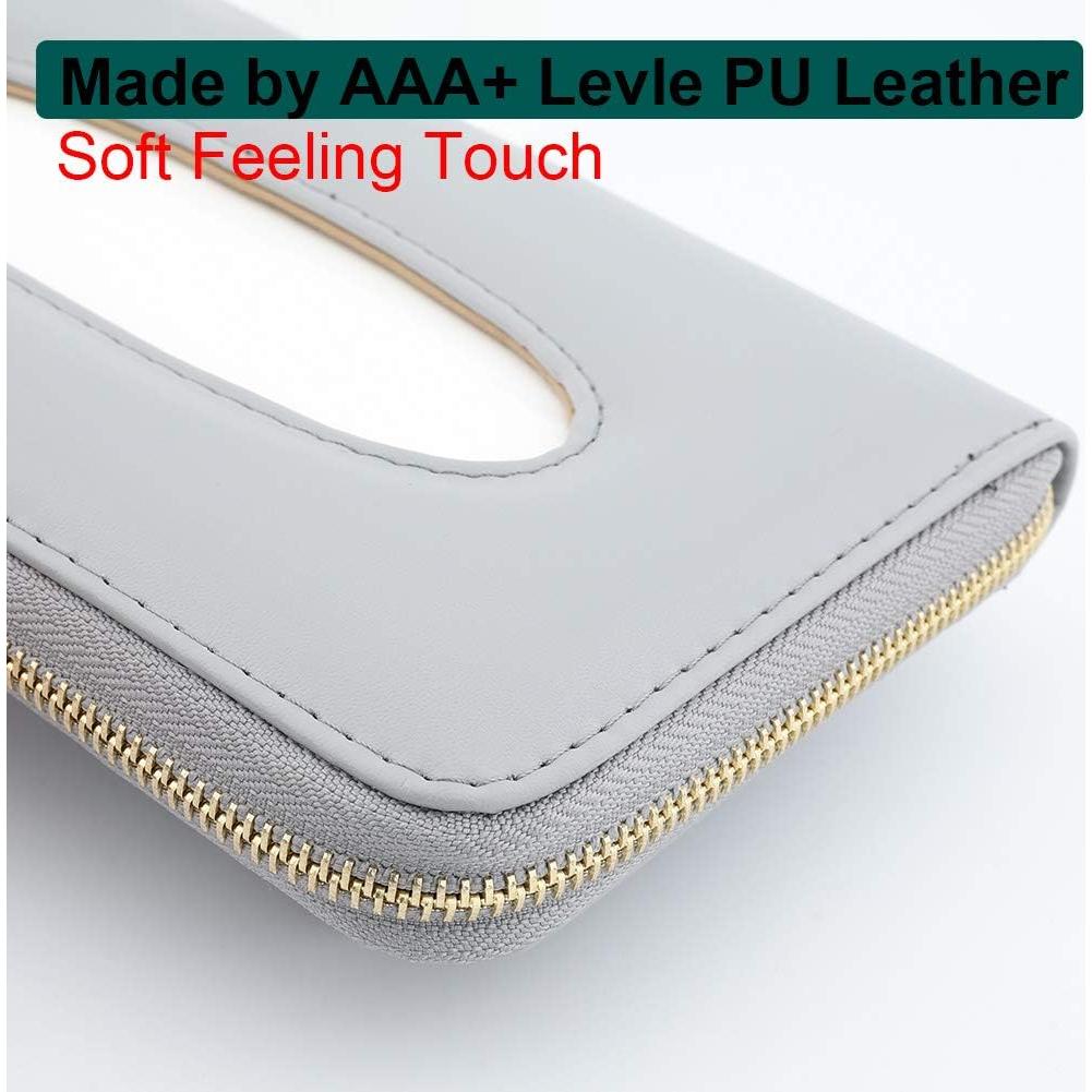 Soporte de Tejidos Cartisen para Coche - Cuero PU Gris