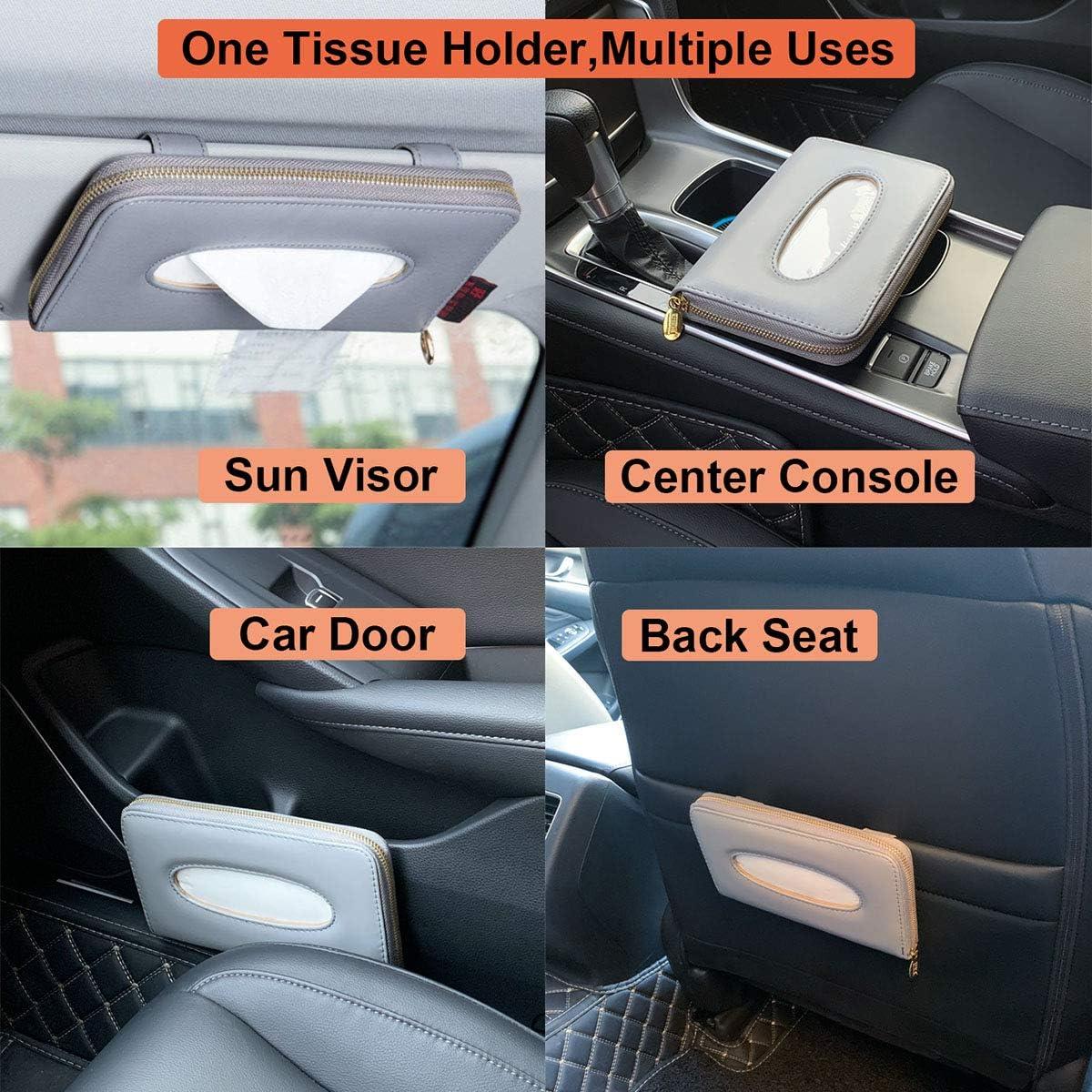 Soporte de Tejidos Cartisen para Coche - Cuero PU Gris