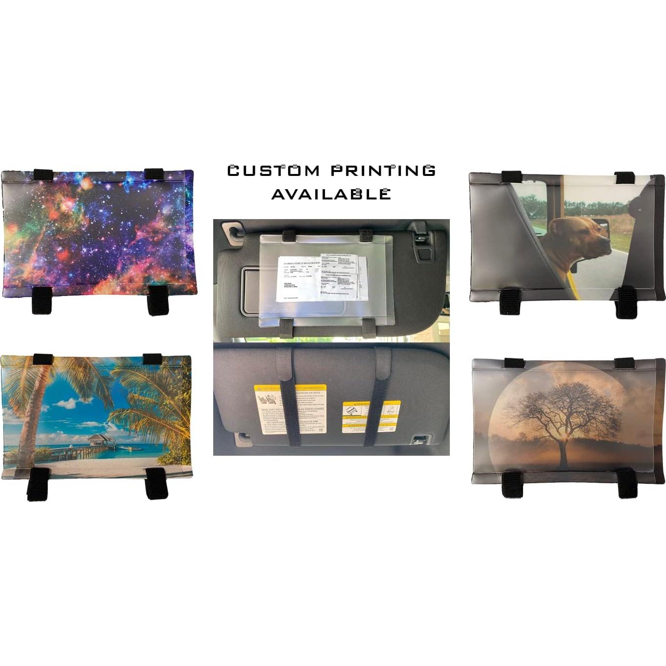 Soporte para Documentos de Auto Stuart - Negro - Almacenaje Seguro