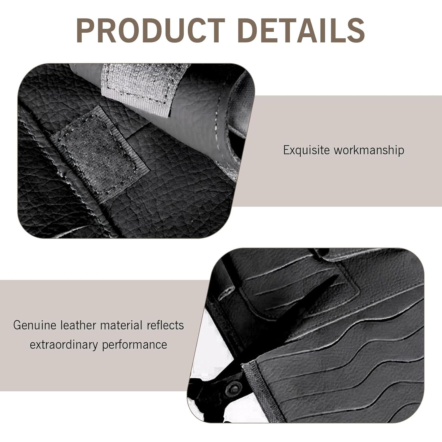 Organizador de Visera de Coche Eratus, Bolsa de Cuero 30x16cm