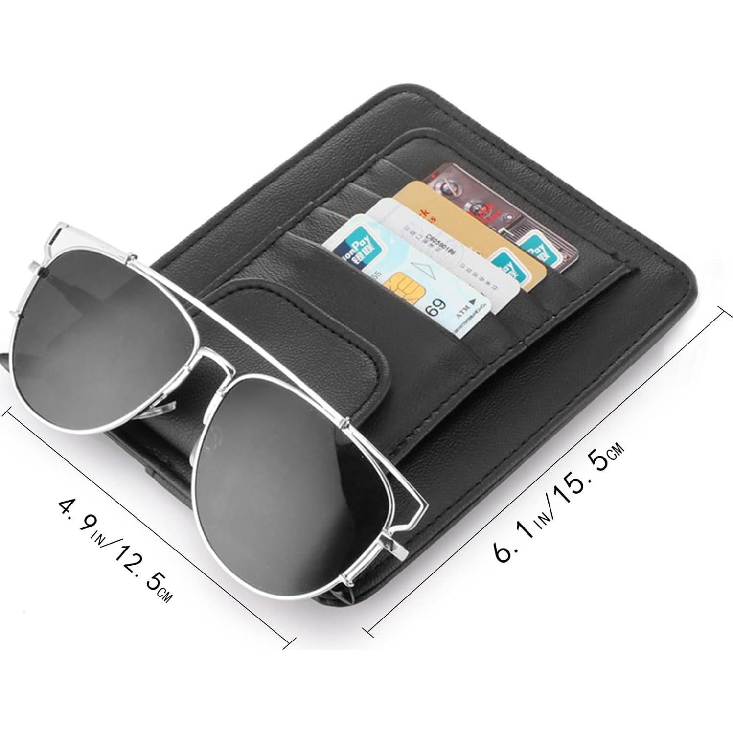 Organizador de Visera de Sol SADYFON Negro Mini 15.5x12.5cm