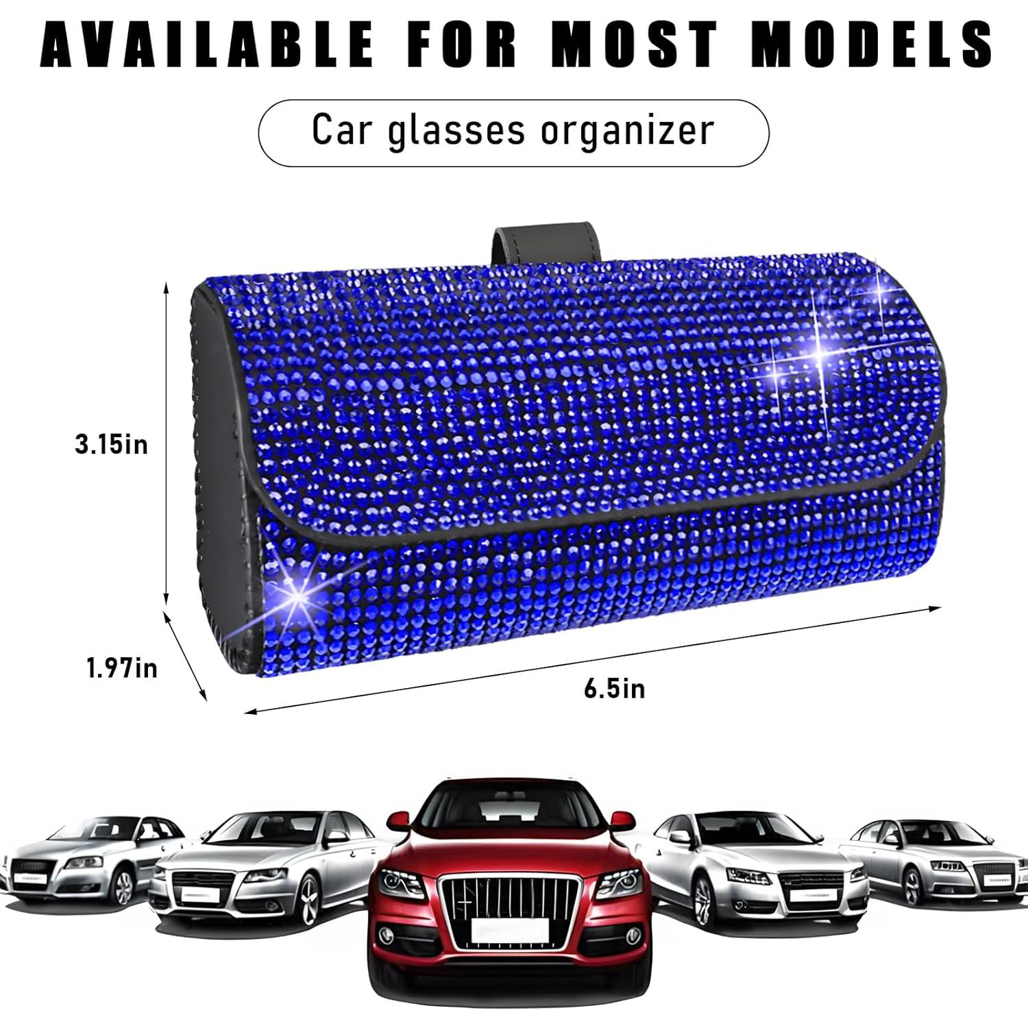 Soporte de Gafas para Visera Solar Ohleats Azul Brillante