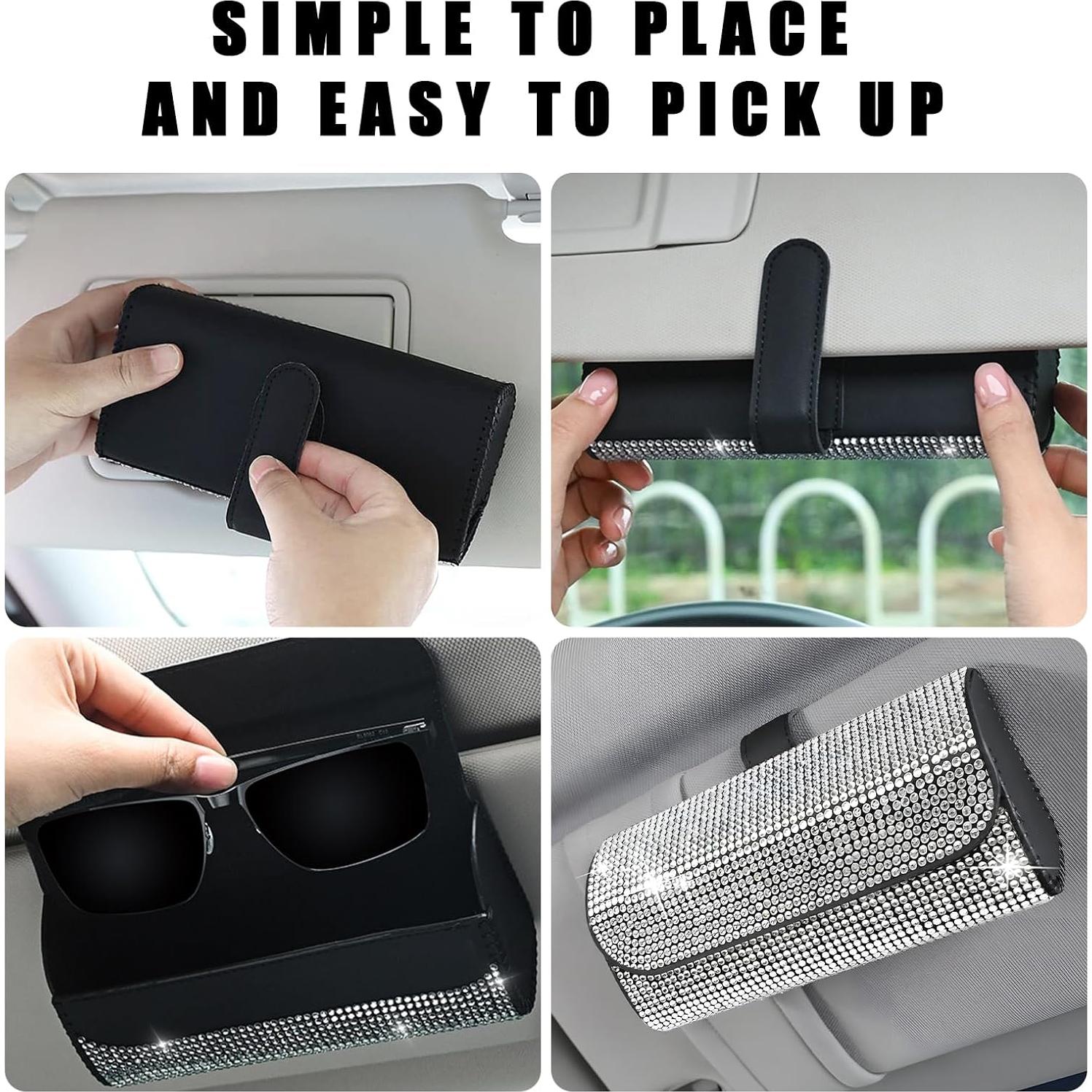 Soporte de Gafas para Visera Solar Ohleats Azul Brillante