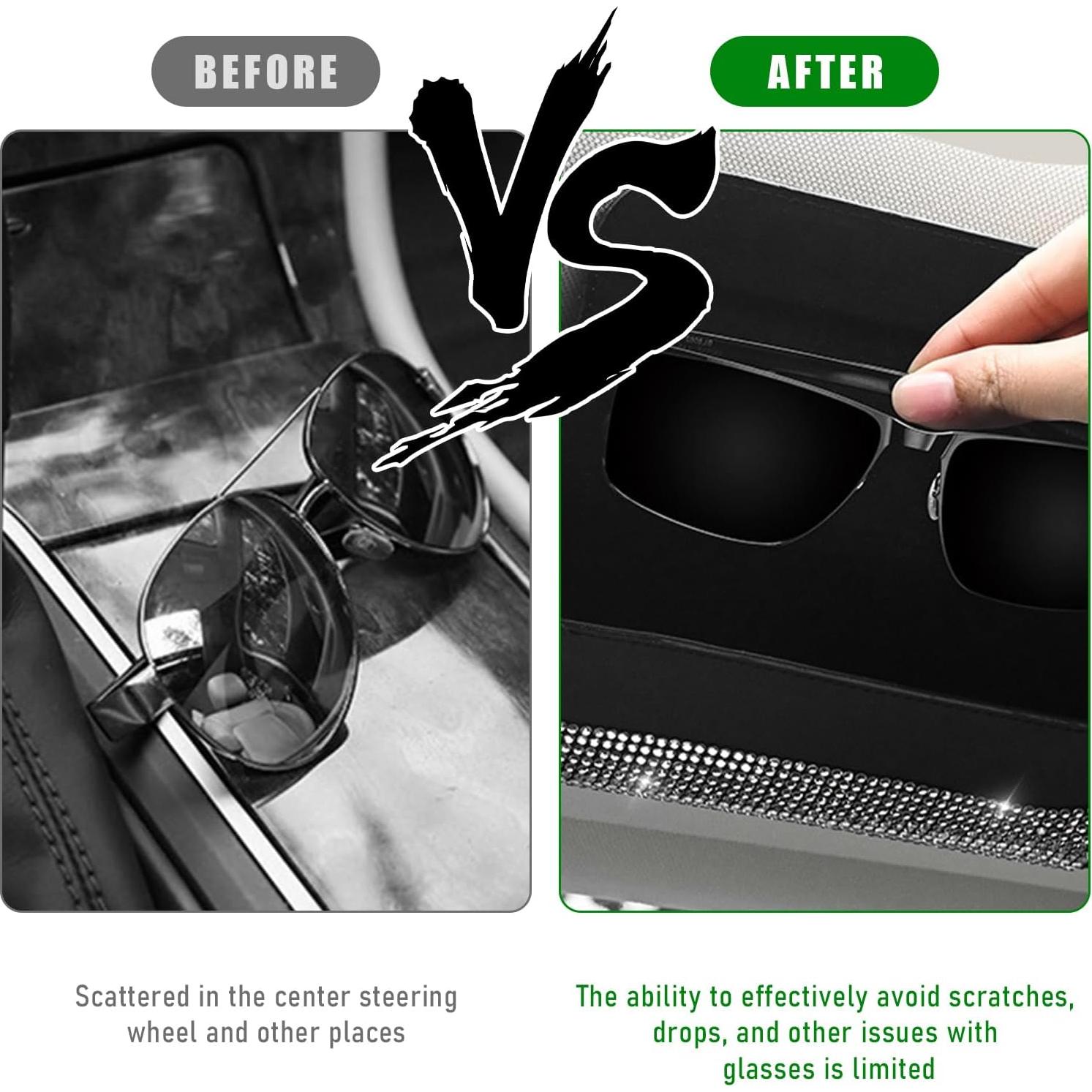 Soporte de Gafas para Visera Solar Ohleats Azul Brillante