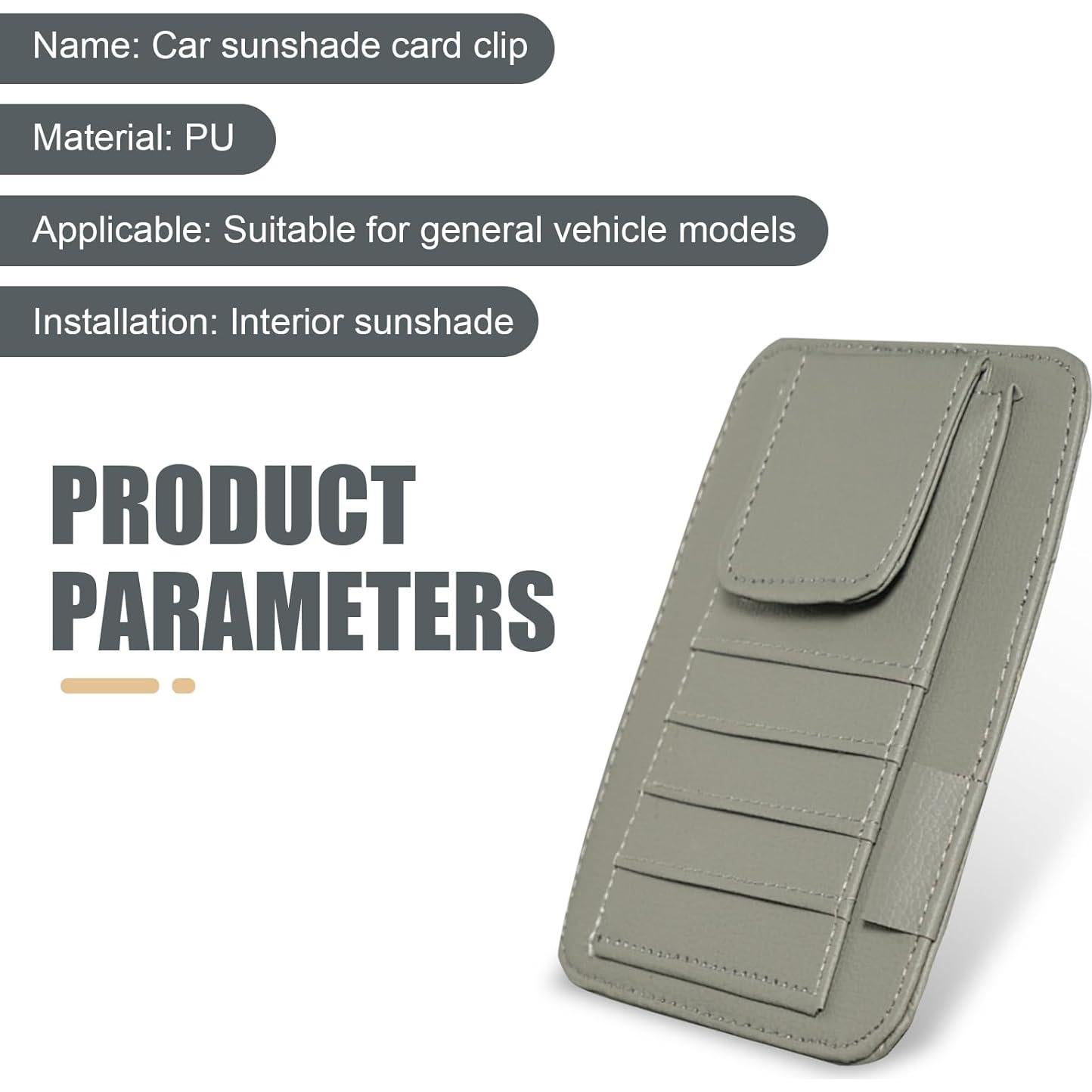 Soporte para Visera de Coche icykale Gris 12.4x15.5cm Impermeable