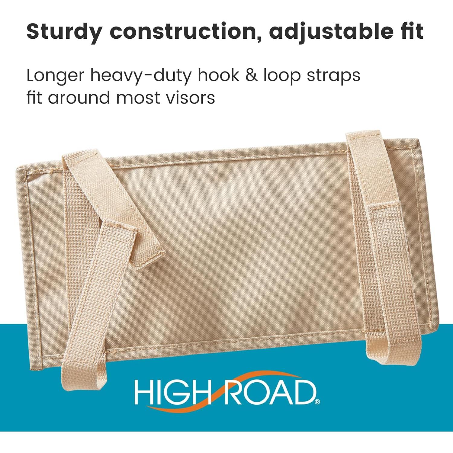 Organizador de Visera de Coche High Road PVBLACK con Bolsillos