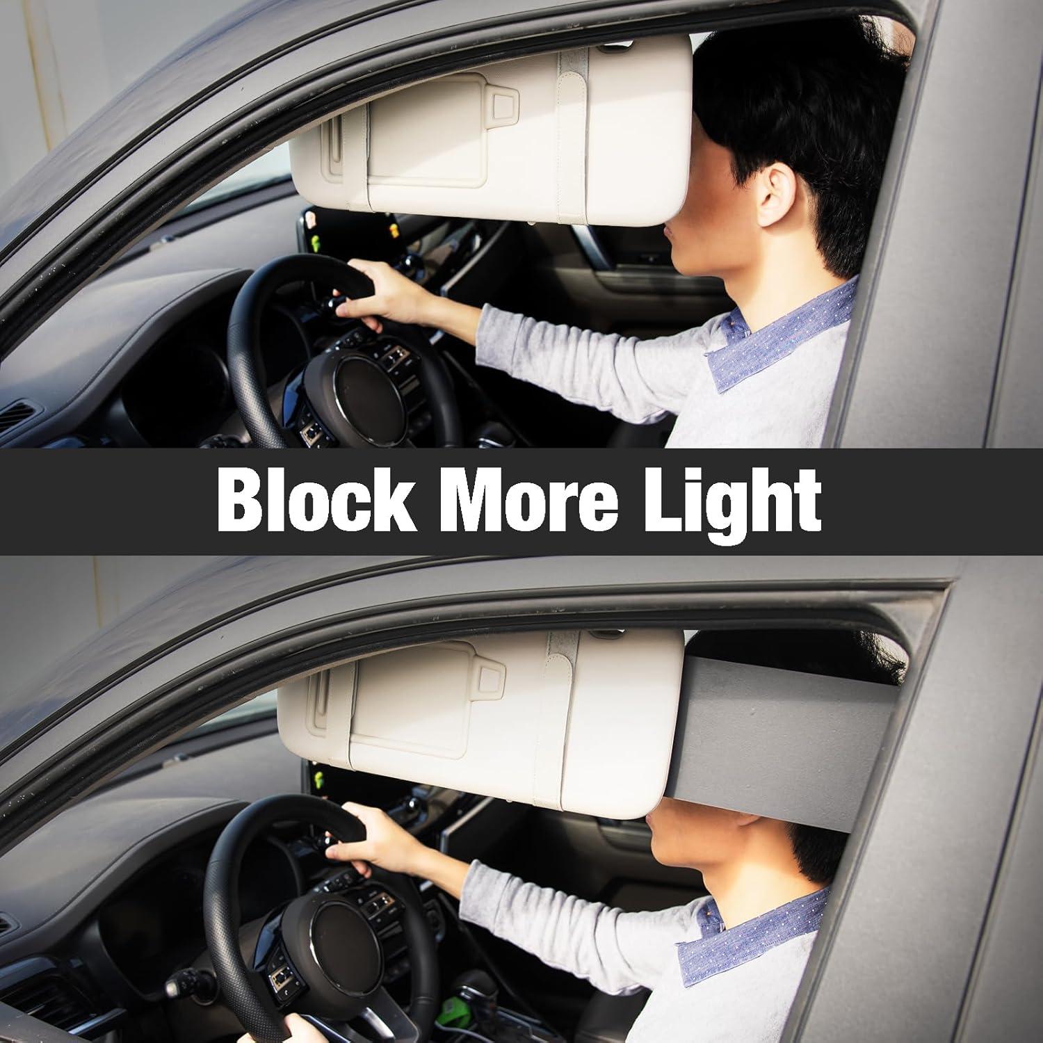 Extensor de Visera Solar SEG Direct Gris con Sostenedor de Gafas