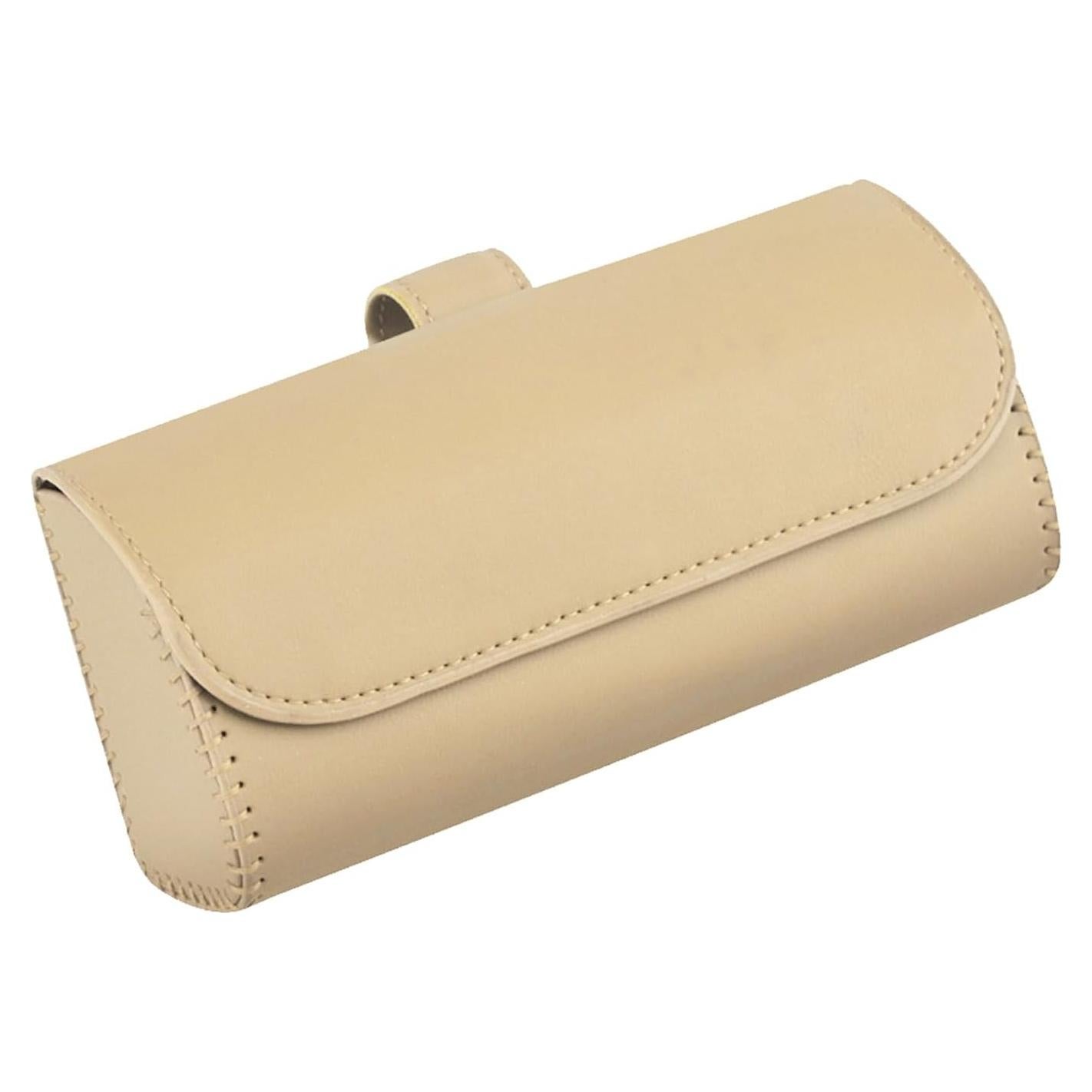 Soporte para Gafas de Sol Augeny para Visera de Coche Beige