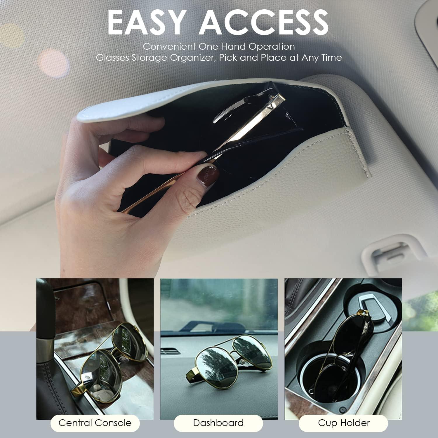 Soporte de Gafas de Sol KEVANCHO para Coche - Gris