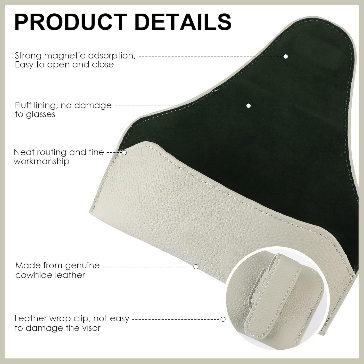 Soporte de Gafas de Sol KEVANCHO para Coche - Gris