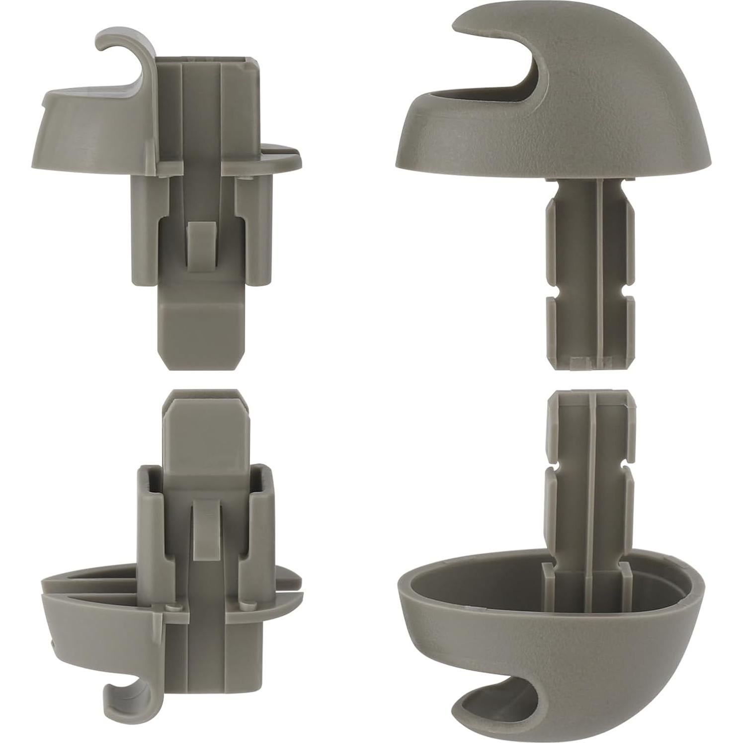 Soporte de Visera Solar TQPONLY Beige 2 Pcs Compatible Dodge