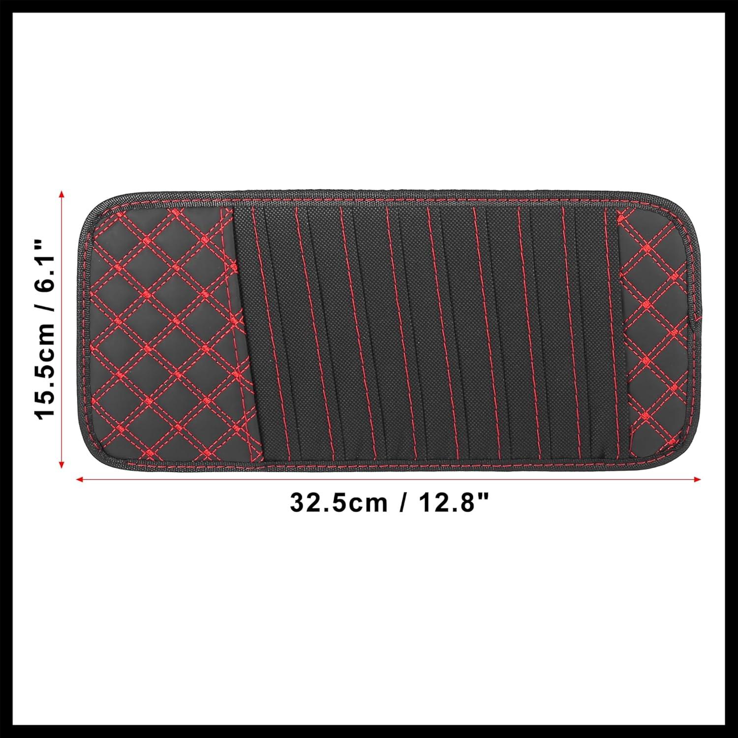 Organizador de Almacenamiento para CD Hihaha 2 Pcs Negro Rojo