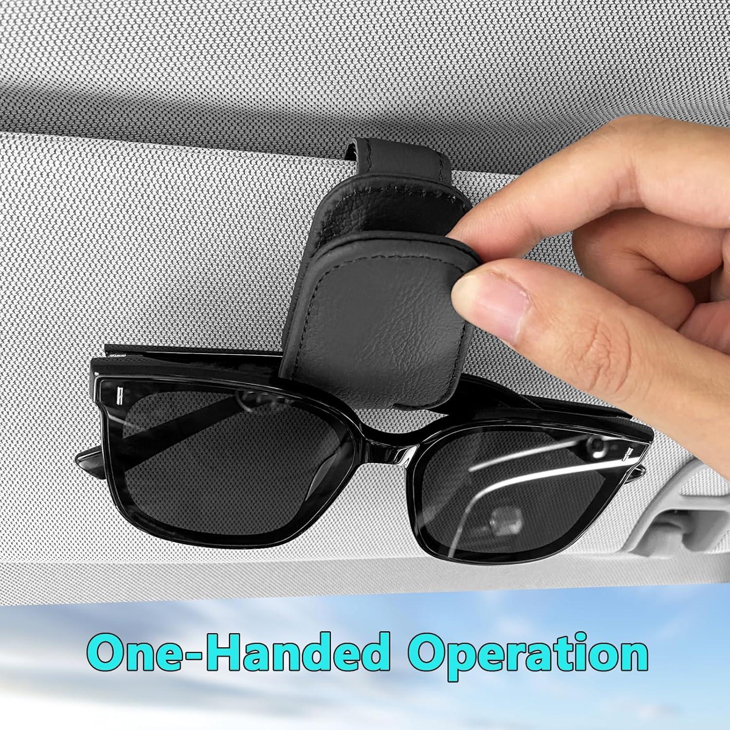 Soporte Magnético para Gafas de Sol Visonx - 2 Piezas Negro