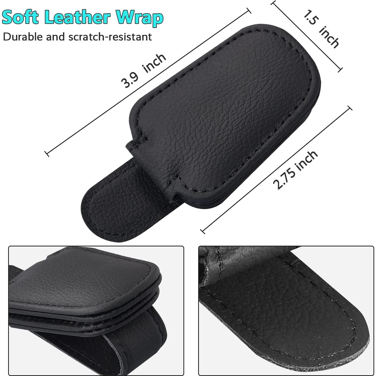 Soporte Magnético para Gafas de Sol Visonx - 2 Piezas Negro