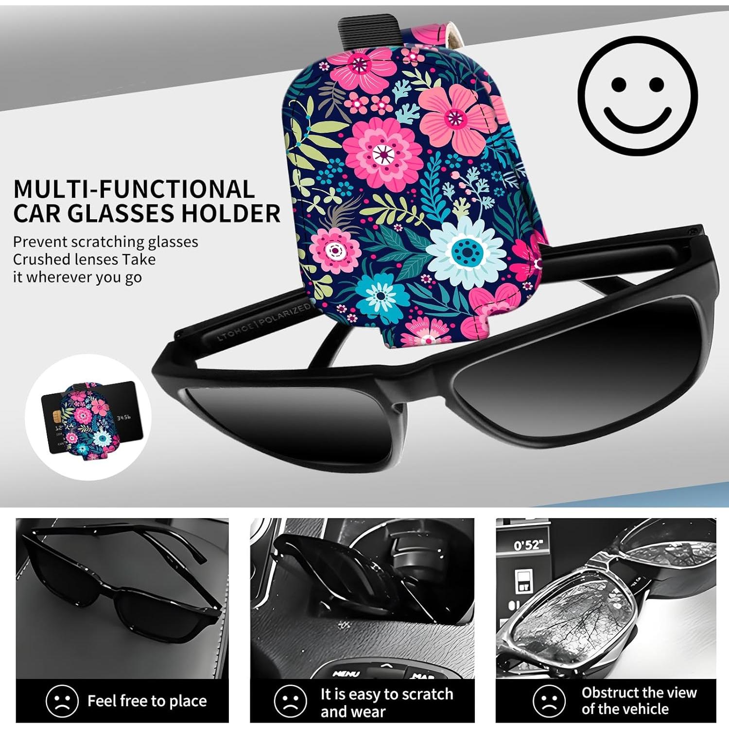 Soporte Magnético para Gafas de Sol DtuiQSDRV Floral Marina