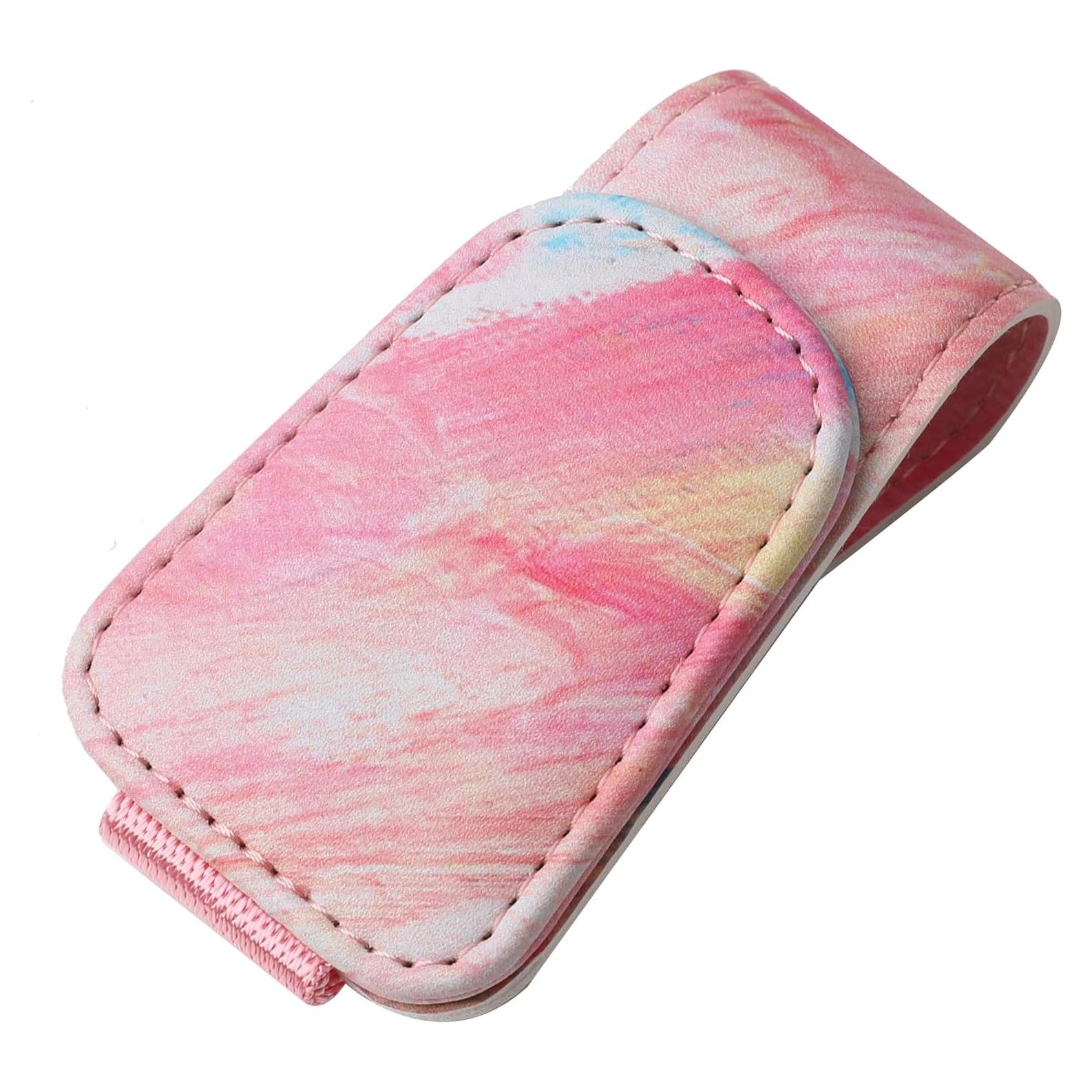 Soporte de Gafas de Sol KanSmart para Coche Rosa Abstracto