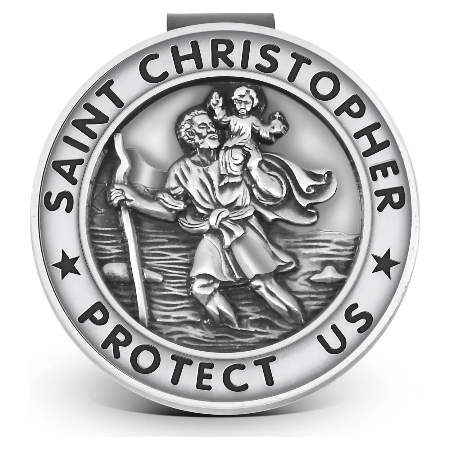 Clip de Visera San Cristóbal AKITSUMA - Accesorios Automotrices