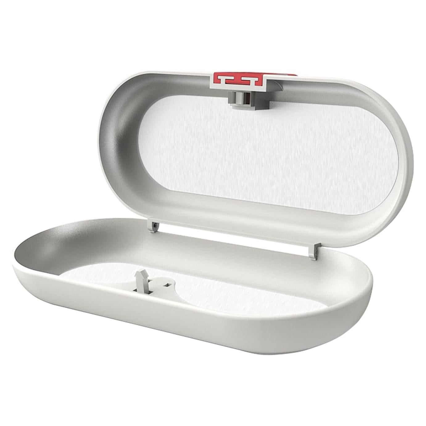 Soporte para Gafas KOMMI QTT309 - Organizador Visera Coche Blanco