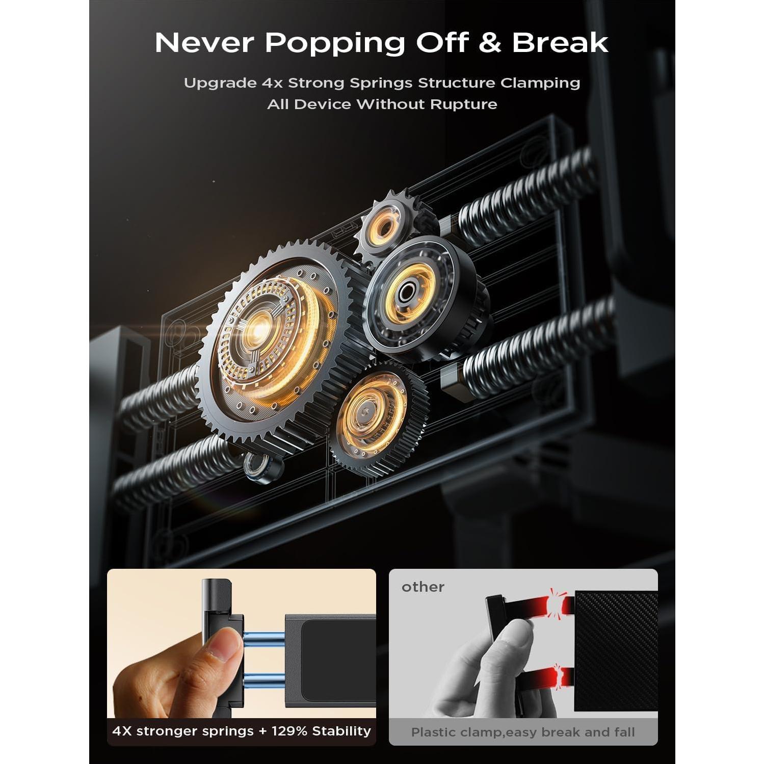 Soporte de Tablet para Coche LMADFLY Ajustable Negro