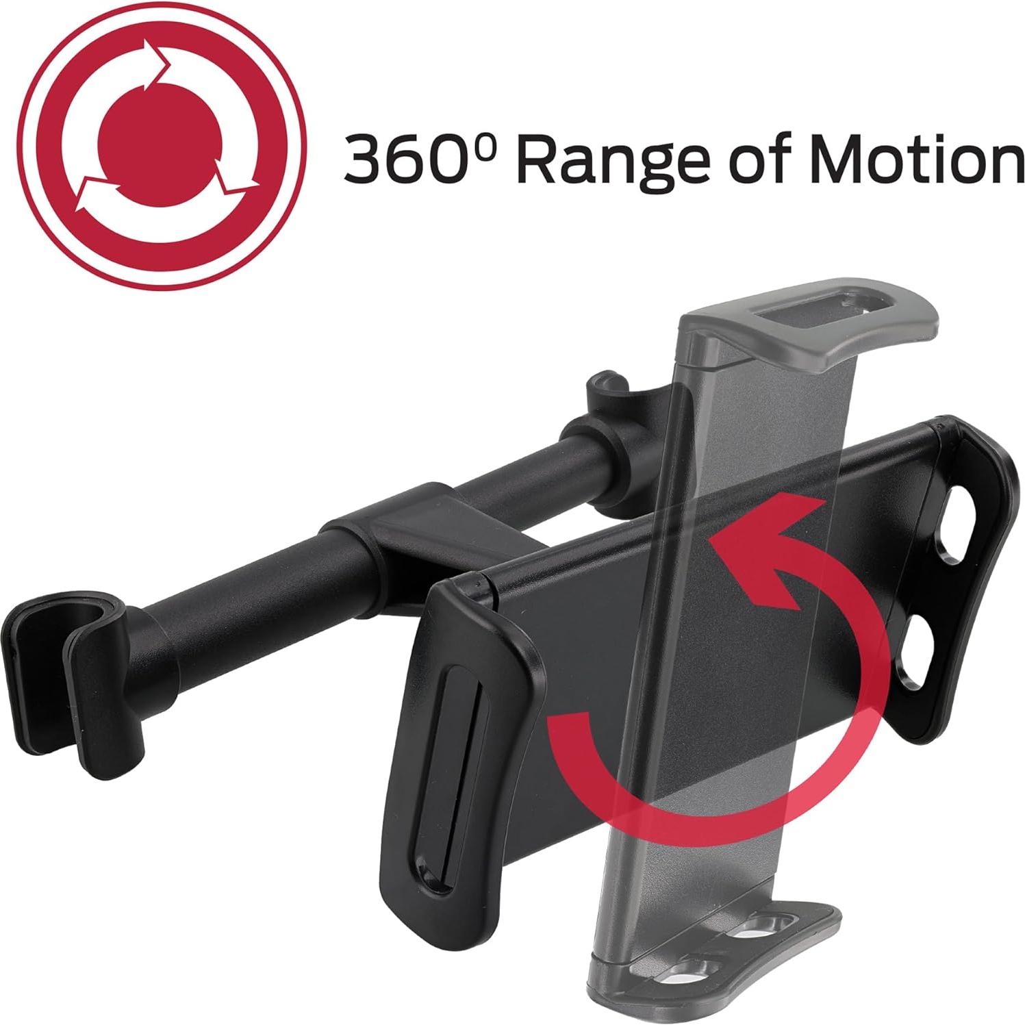 Soporte de Tableta Monster para Reposacabezas de Coche 10-30 cm