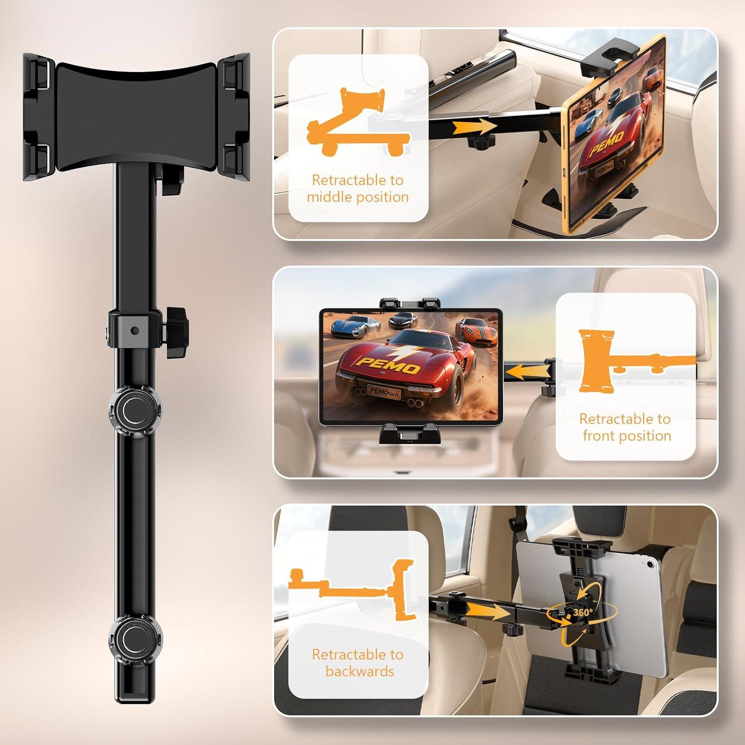 Soporte para iPad PEMOTech 4.7-12.9" Ajustable Coche