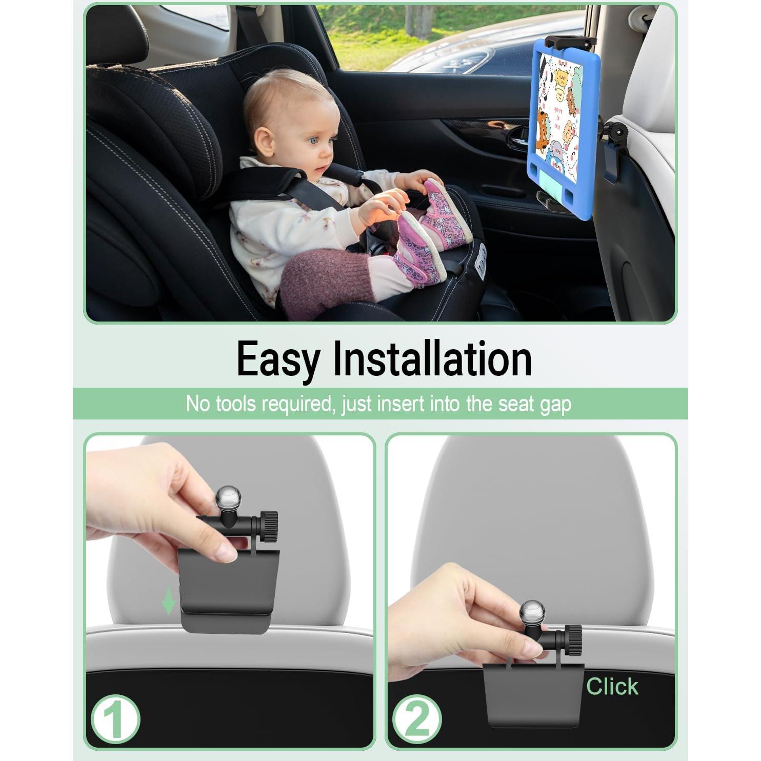 Soporte de Tableta para Asiento Trasero Tesla Model 3/Y FreeSave