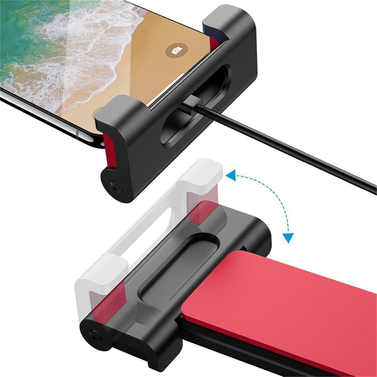 Soporte de Tablet para Coche AIOYE Ajustable 360° Negro