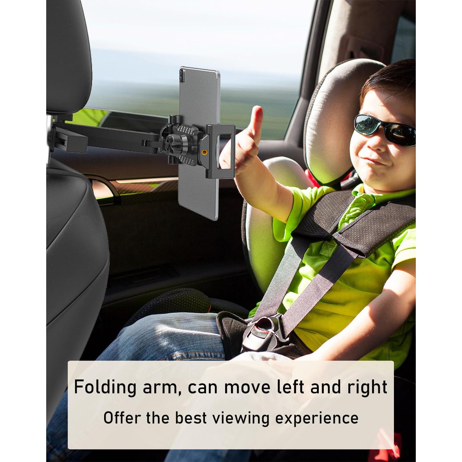 Soporte para Tableta en Reposacabezas NATDETC 3 en 1 Ajustable