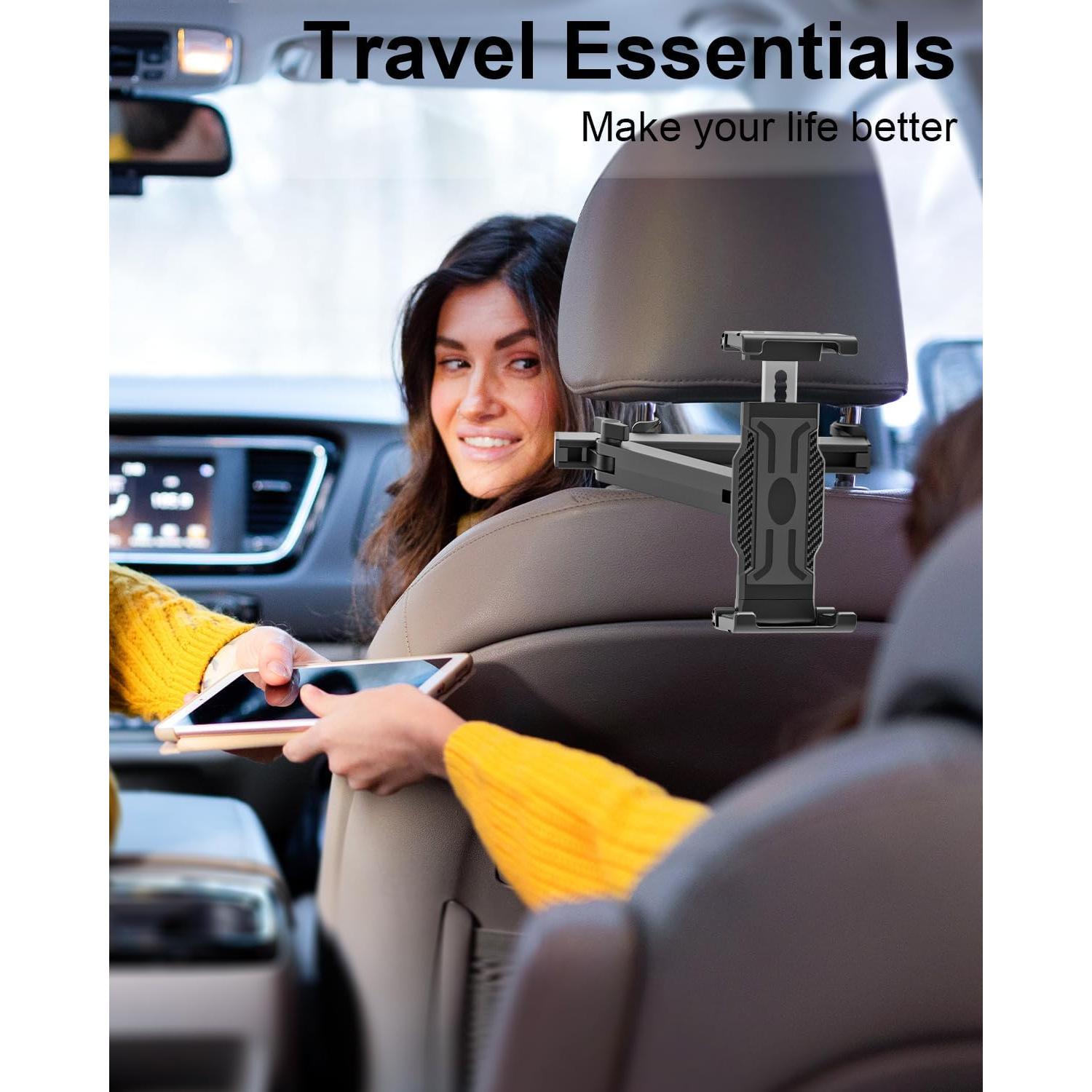 Soporte para Tableta en Reposacabezas Auto FreeSave Ajustable