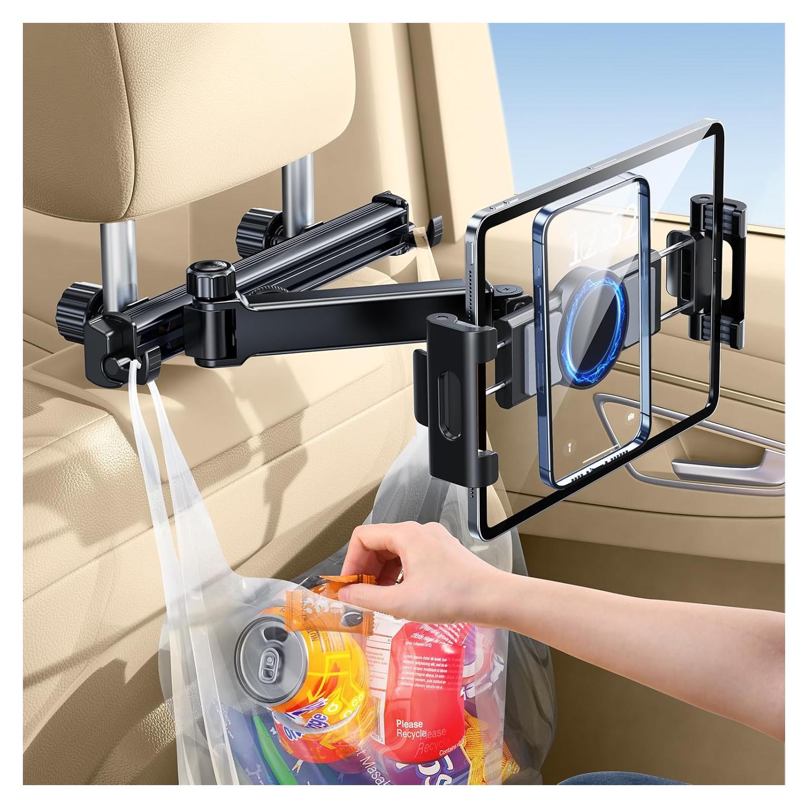Soporte para Tablet HIYJEN 3 en 1 Ajustable para Coche Negro