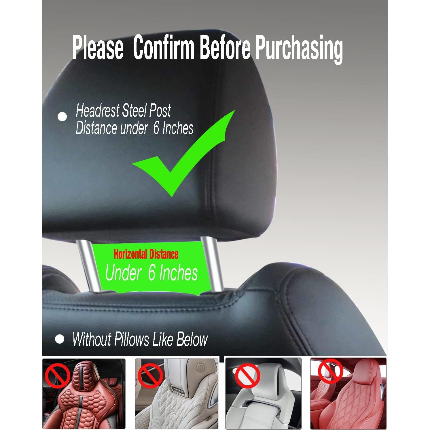 Soporte de Tablet Ajustable INNOMAX para Asiento Trasero 5-13"