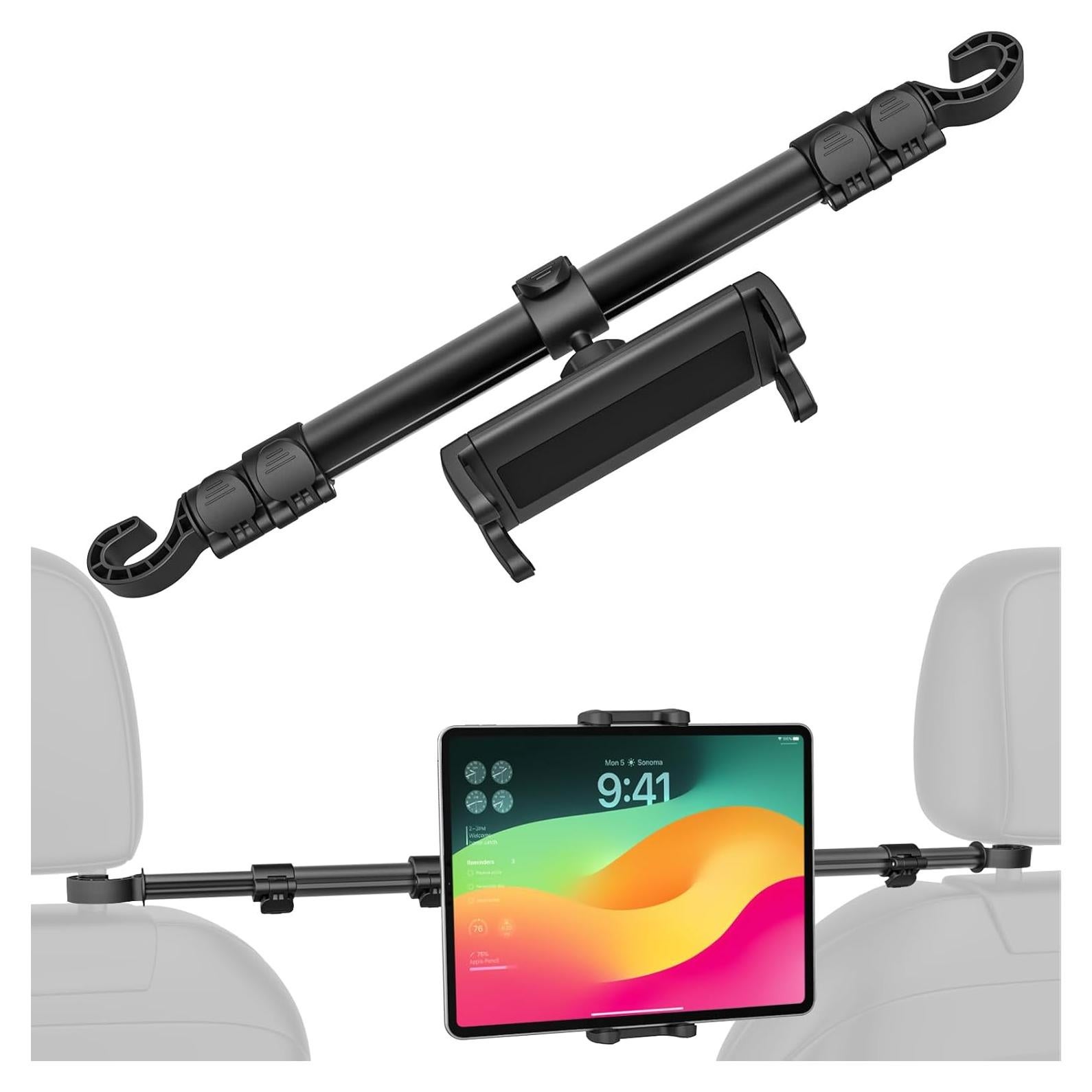 Soporte para Tableta en Reposacabezas Dosvsi - Brazo Extensible 82.8 cm