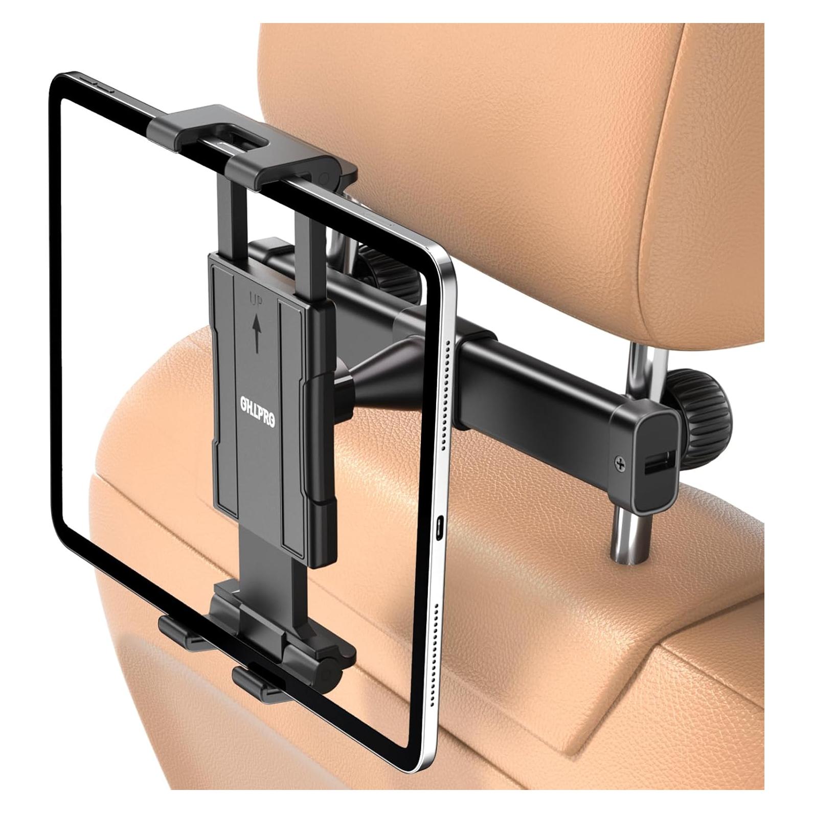 Soporte para Tableta OHLPRO en Reposacabezas de Coche 4.4-16.4 cm