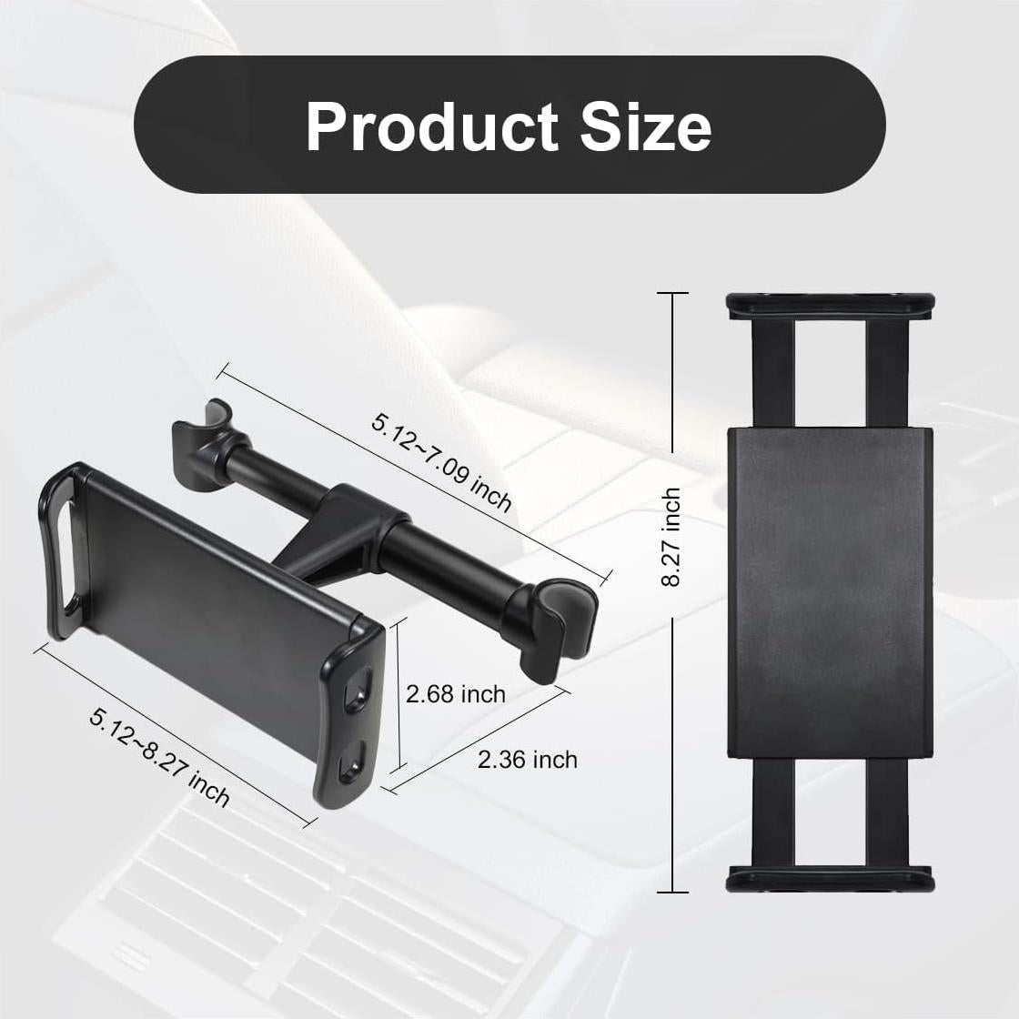 Soporte para Reposacabezas de Coche DUSCOKE Ajustable 360°