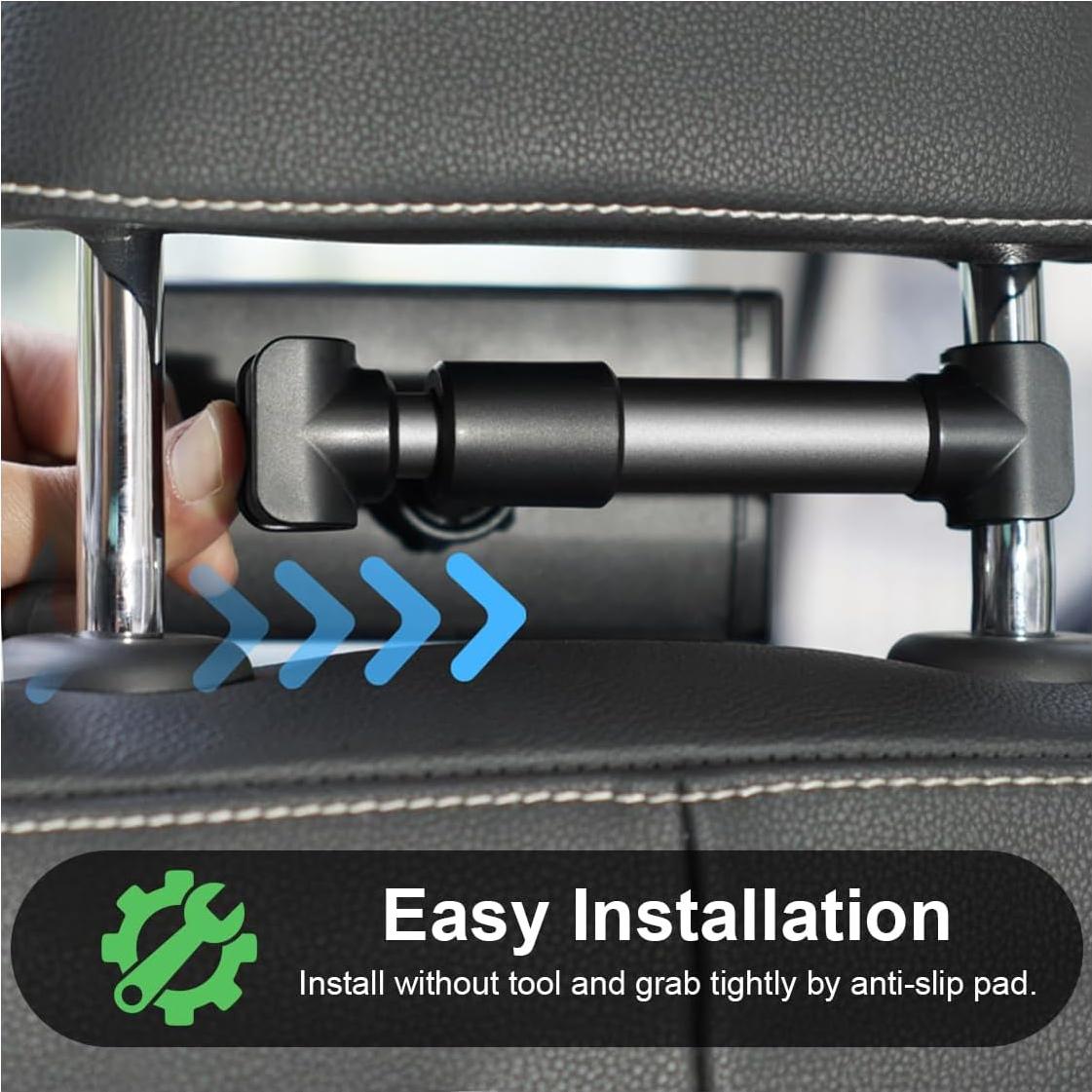 Soporte para Reposacabezas de Coche DUSCOKE Ajustable 360°