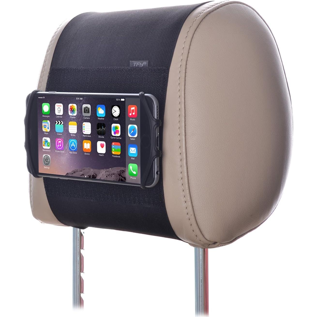 Soporte Universal para Auto TFY con Red de Silicona para Teléfonos y Tabletas