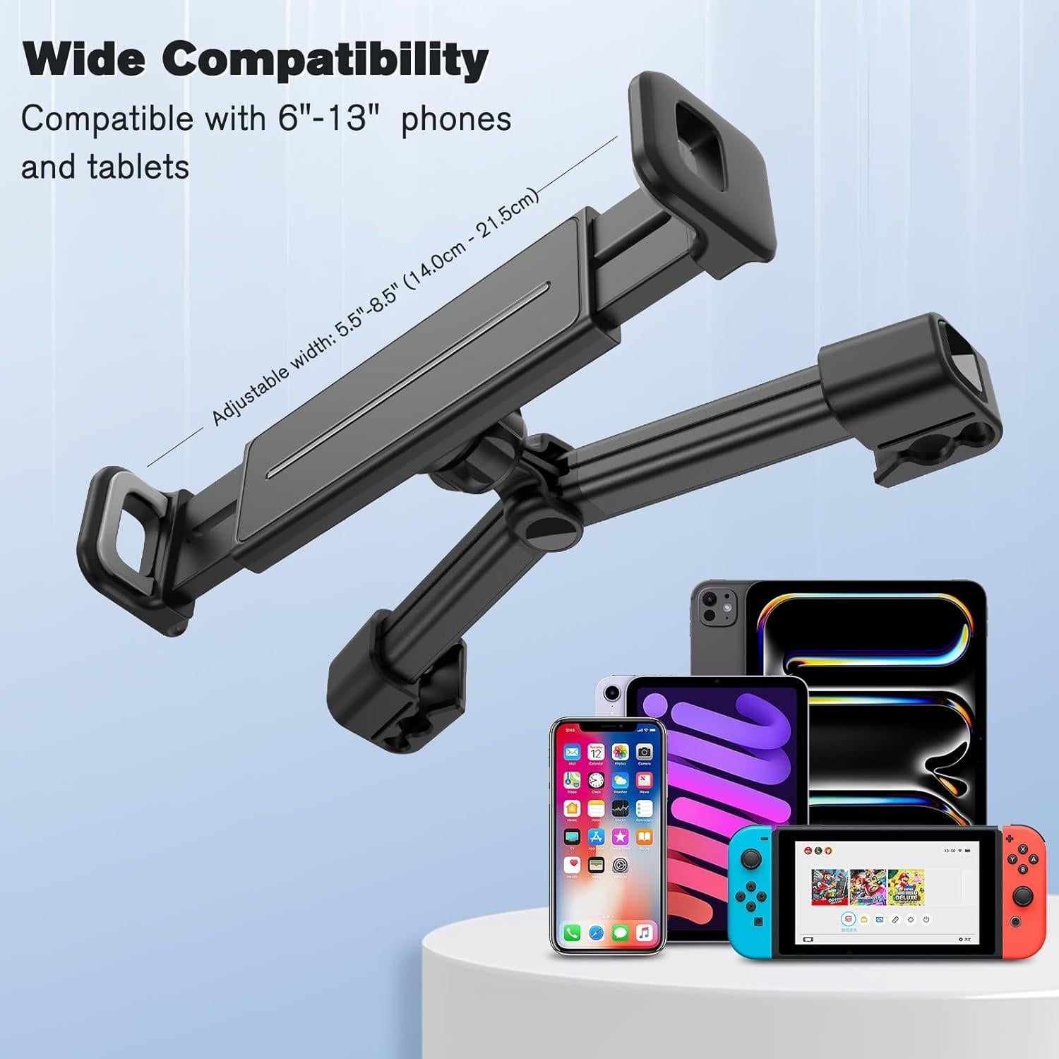 Soporte para Tableta en Reposacabezas Fintie - Rotación 360°