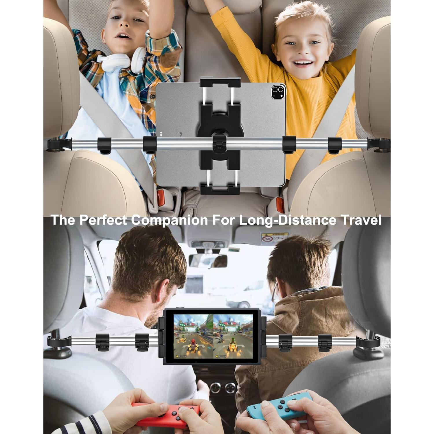 Soporte para Tablet Woleyi en Reposacabezas de Coche 4-13"