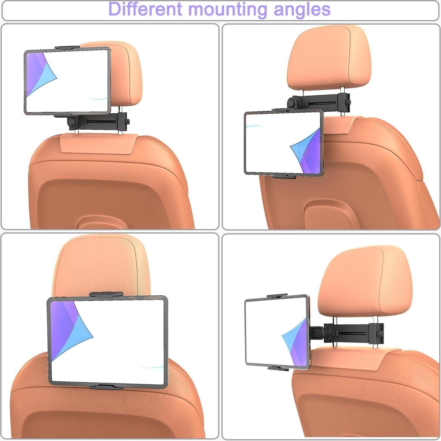 Soporte para Tableta en Reposacabezas Auto Teefeet JLP01A Negro