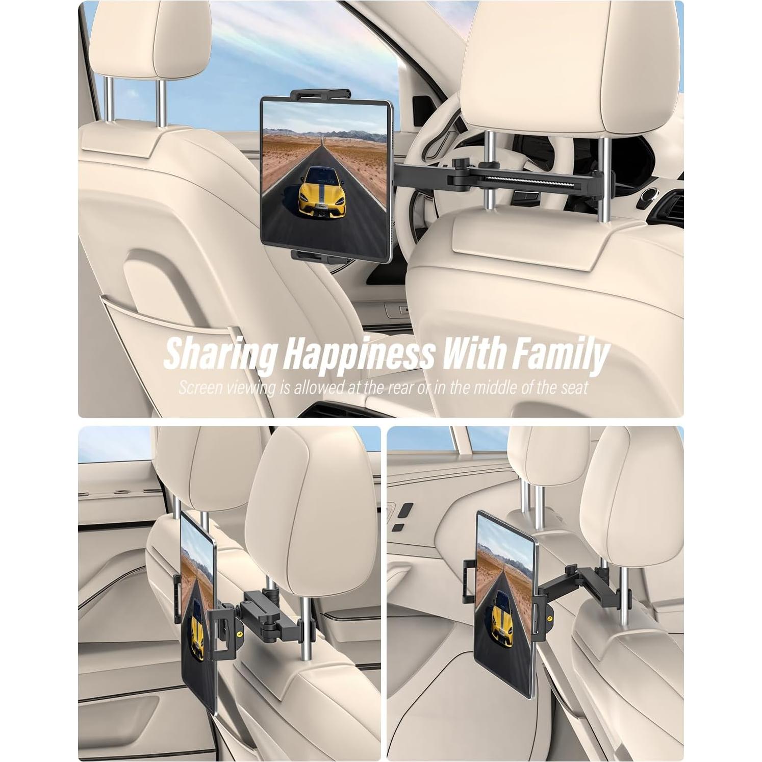 Soporte para Tablet en Reposacabezas Woleyi - 6 a 15.6 Pulgadas