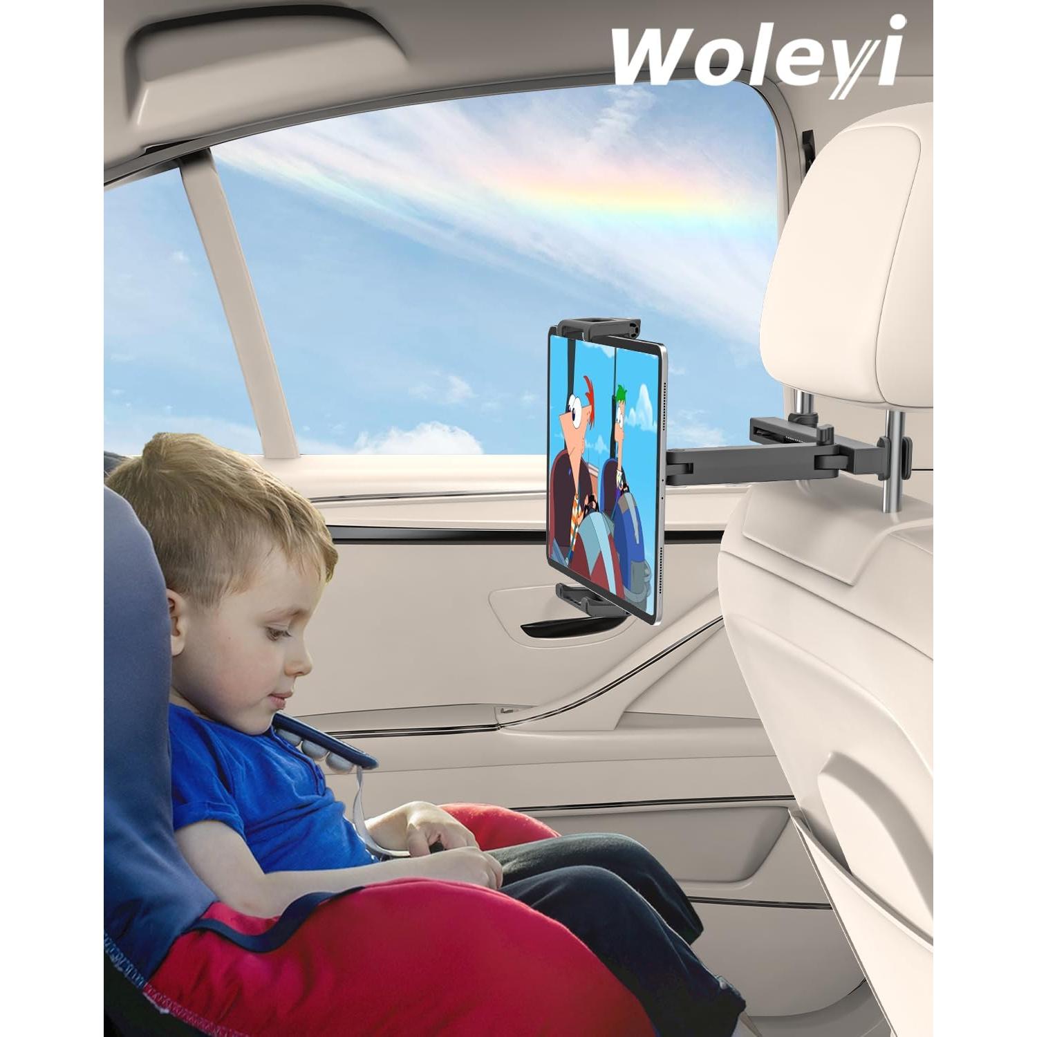 Soporte para Tablet en Reposacabezas Woleyi - 6 a 15.6 Pulgadas
